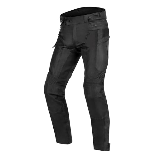 REBELHORN Scandal II Motorradhose Herren | Textil | Knieprotektoren Stufe 2 | Große Mesh-Einsätze für heißes Wetter | 4 Außentaschen und eine wasserdichte Cargotasche von REBELHORN