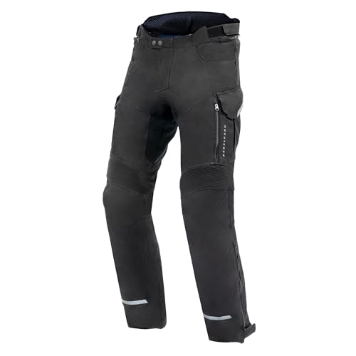 REBELHORN Scout Motorradhose Herren | Textil | Knieprotektoren Stufe 2 | Integrierte Membran | Herausnehmbares Thermofutter | 4 Belüftungskanäle von REBELHORN
