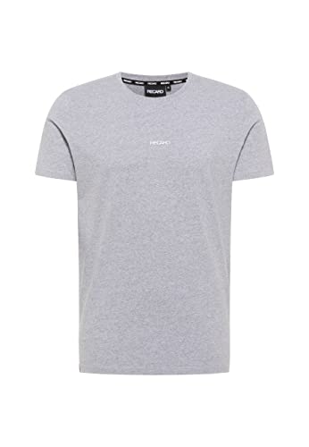 RECARO T-Shirt Backprint | Herren Shirt, Rundhals | 100% Baumwolle | Made in Europe, Farbe:Light Grey, Größe:L von RECARO