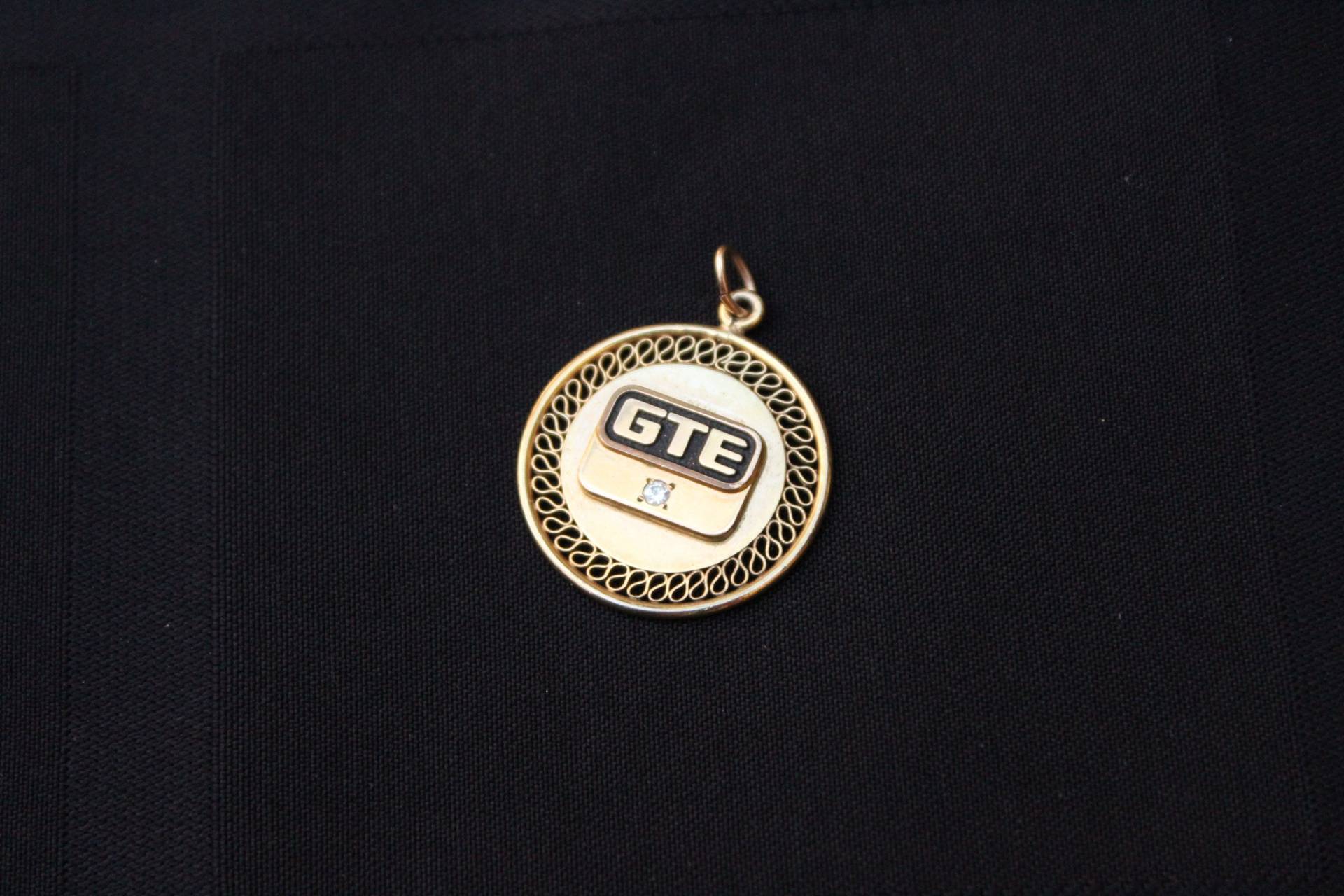 Vintage Gte 10K Gf Emblem - Mitarbeiter Auszeichnung Gelbgold Fill Und Diamant Service Award Sammlerstück Anhänger Gold von RECLAIMthreads