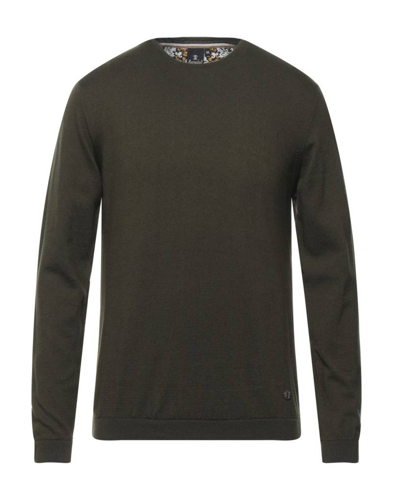 RECYCLED ART WORLD Pullover Herren Militärgrün von RECYCLED ART WORLD