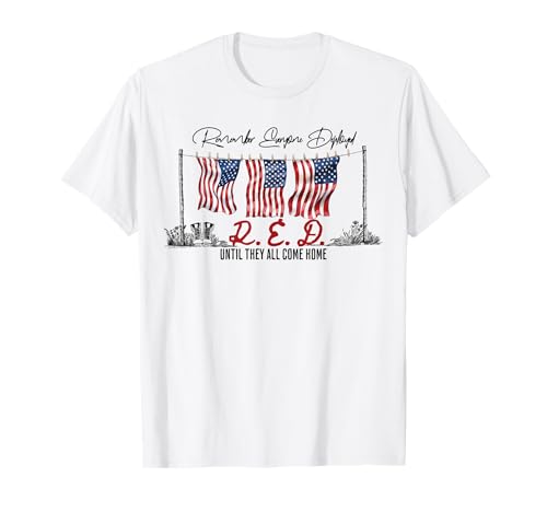 Roter Freitag: Denkt an alle, die für Frauen, Männer, Kinder, Ehefrau eingesetzt Werden T-Shirt Roter Freitag: Denkt an alle, die für Frauen, Männer, Kinder, Ehefrau eingesetzt Werden T-Shirt von RED Friday Support Our Troops Son Women Men Kid