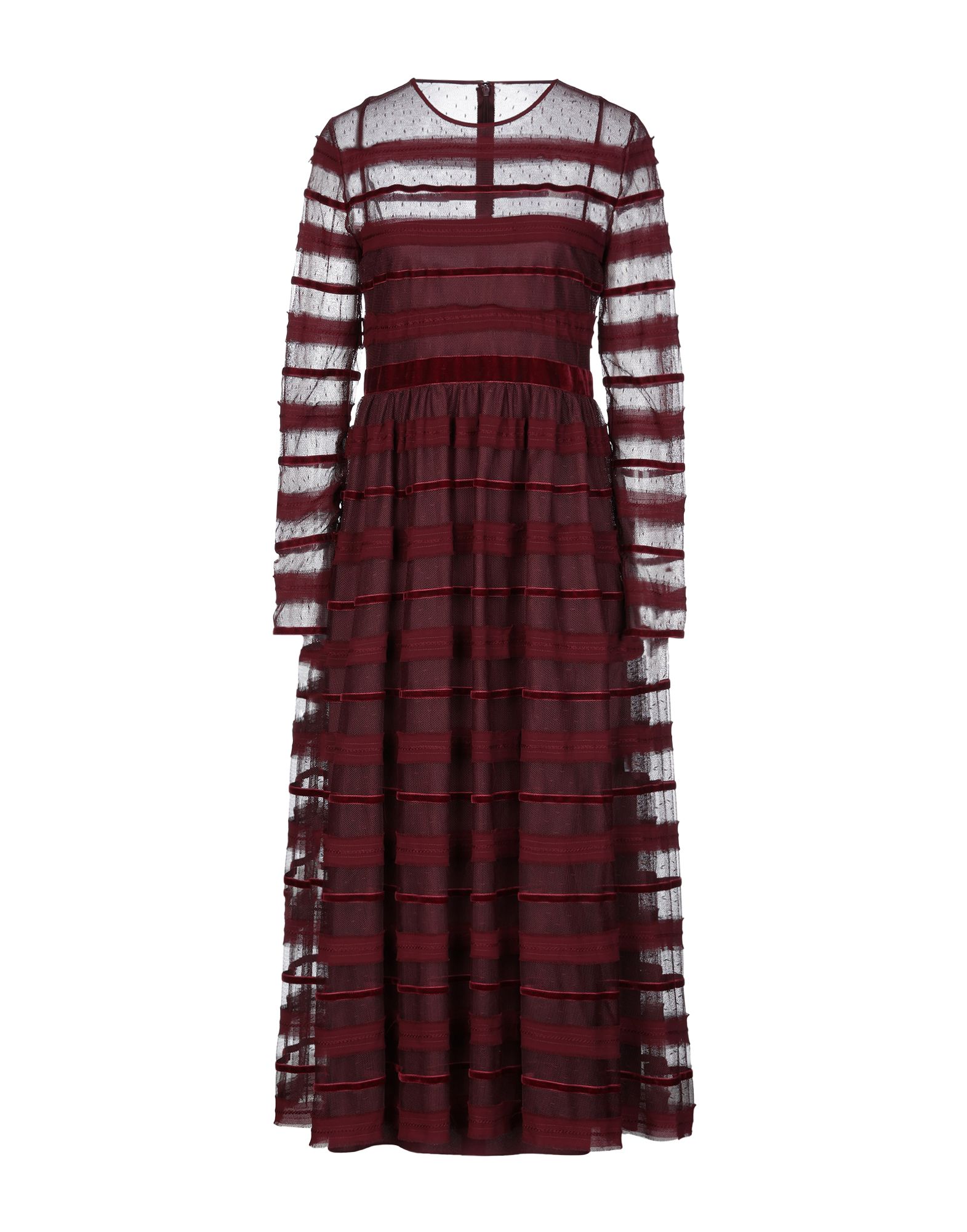 RED Valentino Midi-kleid Damen Bordeaux von RED Valentino