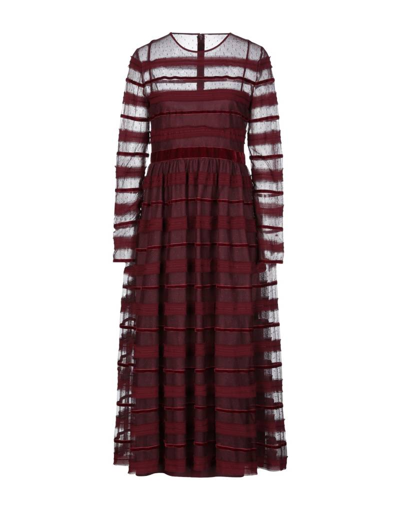 RED Valentino Midi-kleid Damen Bordeaux von RED Valentino