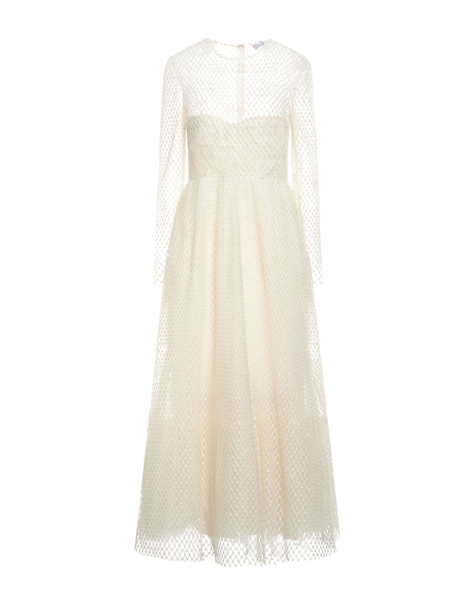 RED Valentino Midi-kleid Damen Cremeweiß von RED Valentino