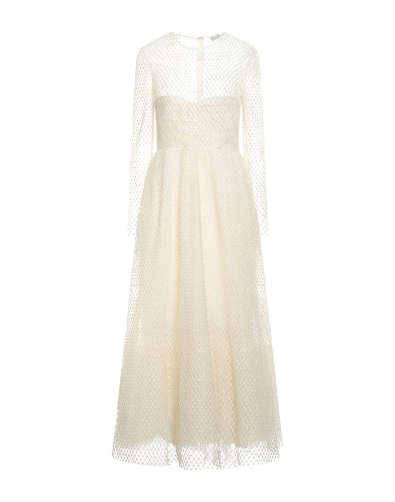 RED Valentino Midi-kleid Damen Cremeweiß von RED Valentino