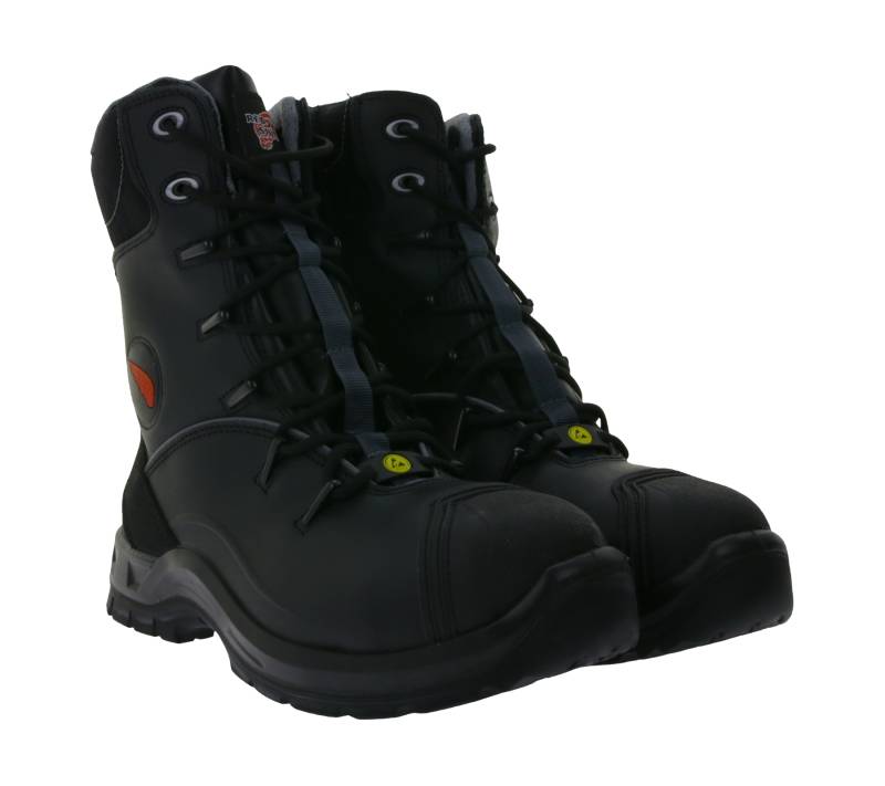 RED WING SHOES PetroKing S3 Sicherheits-Schuhe mit TredMax-Sohle und ForceGuard-System Arbeits-Stiefel Factory Second Schnür-Boots 3207 Schwarz von RED WING SHOES