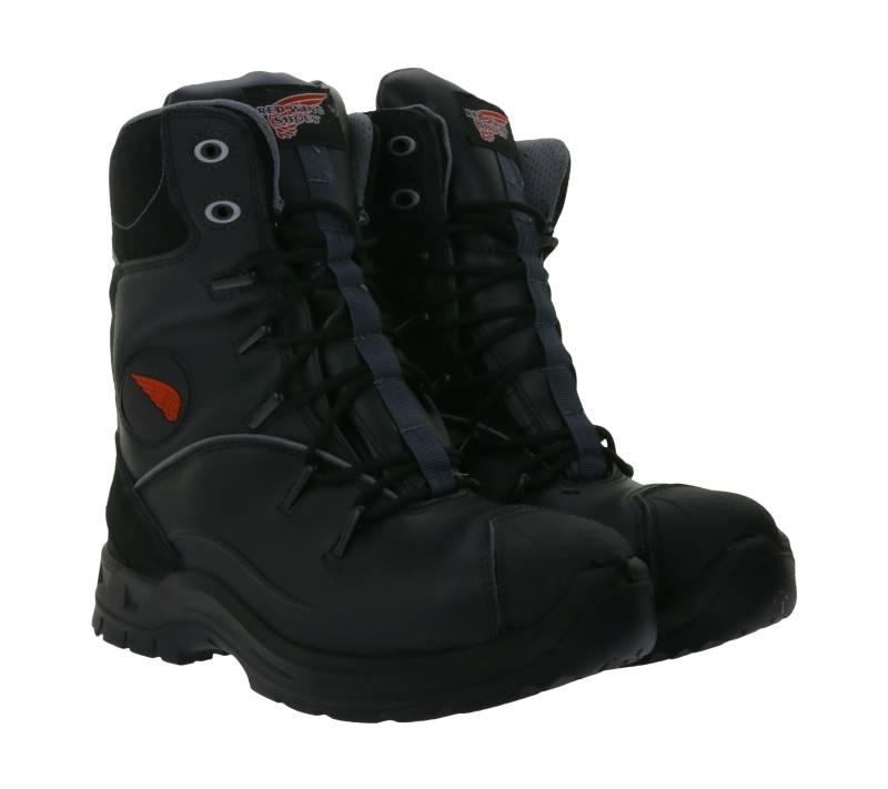RED WING SHOES PetroKing SB Sicherheits-Schuhe mit TredMax-Sohle und ForceGuard-System Arbeits-Stiefel Factory Second Schnür-Boots 3222 Schwarz von RED WING SHOES