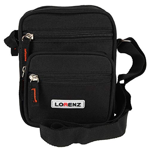 Lorenz - Unisex Mehrzweck Mini Schulter/Reisetasche Arbeitstasche 3 Farben - Schwarz von RED X