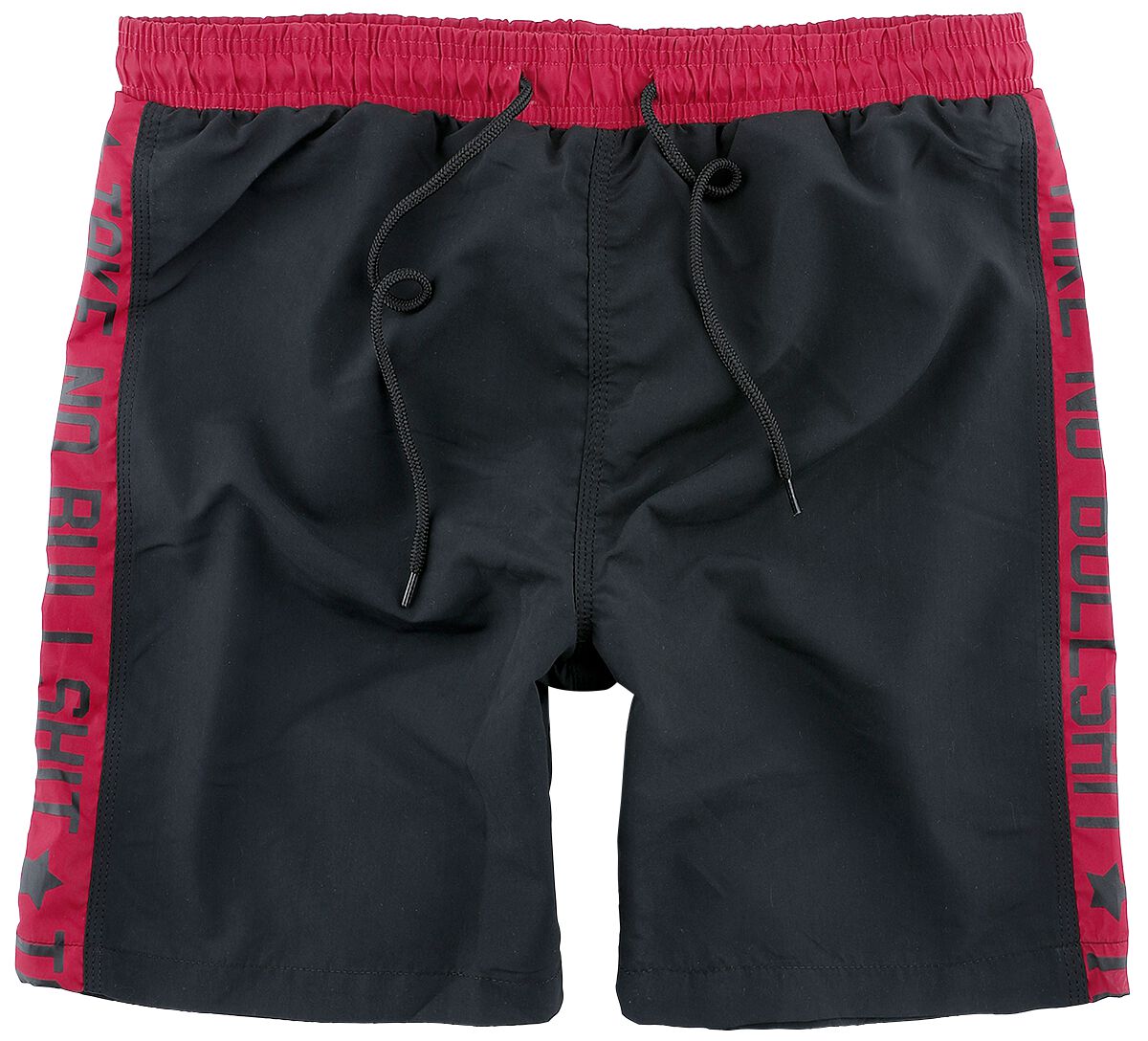 Badeshort für Männer  schwarz "Badeshorts mit Print" von RED by EMP von RED by EMP