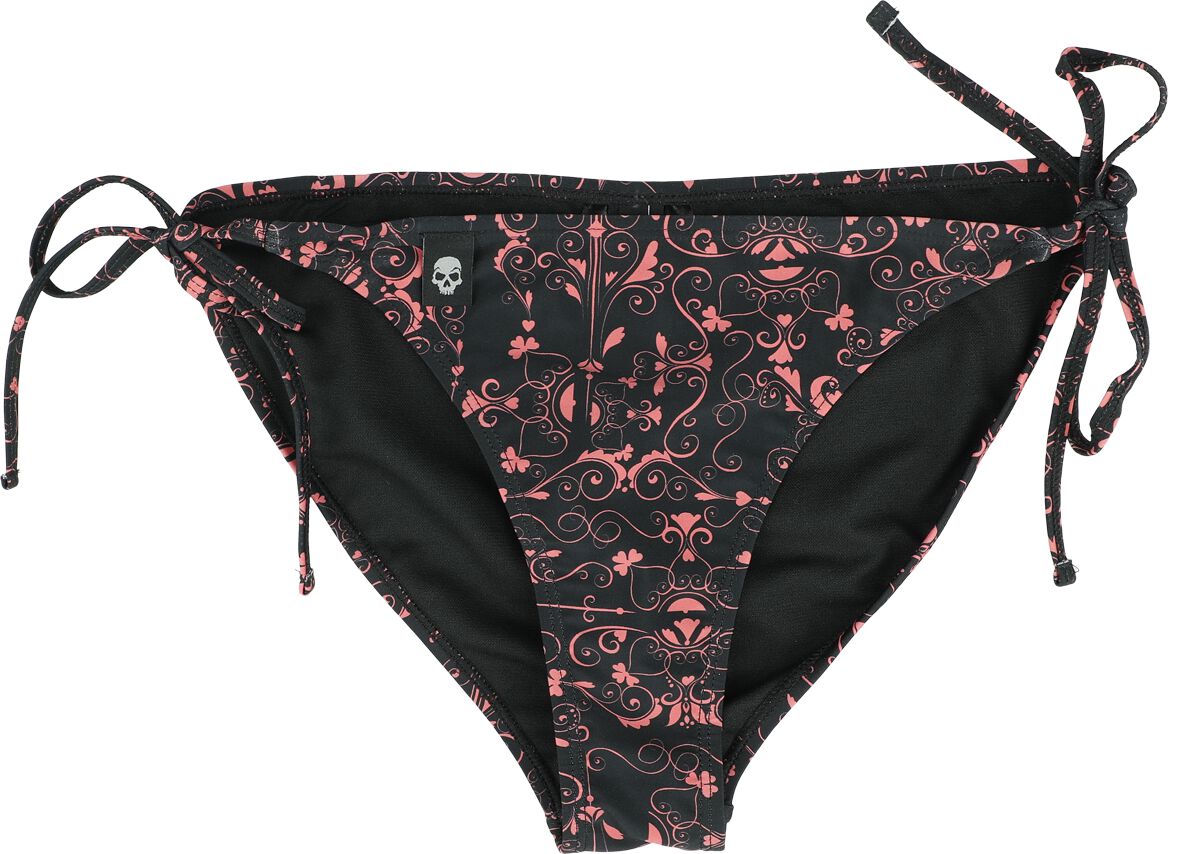 Bikini-Unterteil für Damen  schwarz "Bikini Pants With Alloverprint" von RED by EMP von RED by EMP