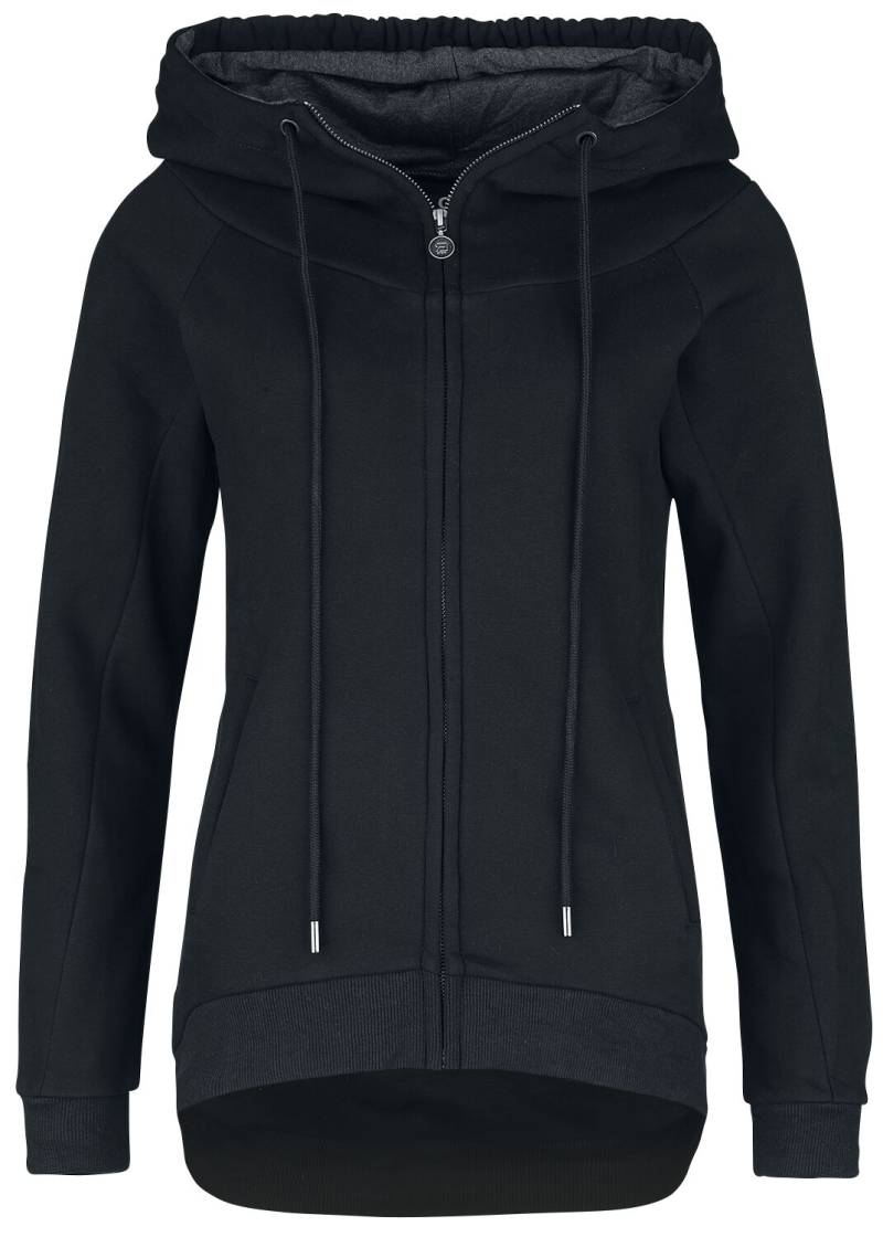Kapuzenjacke für Damen  schwarz "Zip-Up Longjacket" von RED by EMP von RED by EMP