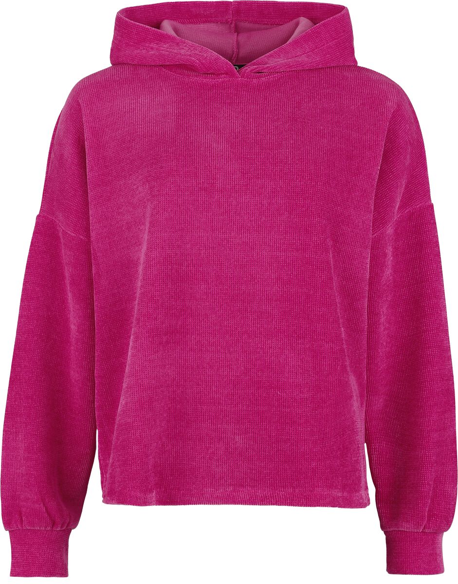 Kapuzenpullover für Damen  rosa "Cosy Cord" von RED by EMP von RED by EMP