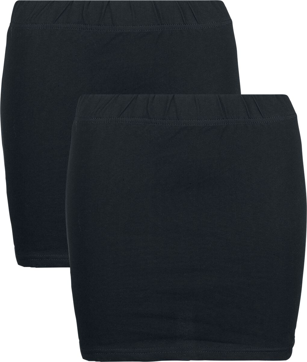 Kurzer Rock für Damen  schwarz "Double Pack" von RED by EMP von RED by EMP
