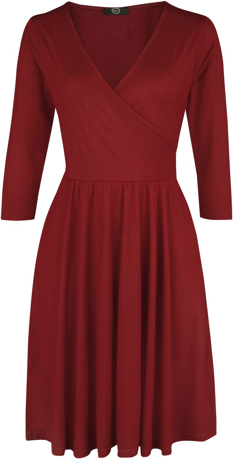 Kurzes Kleid für Damen  rot "Wickelkleid RED" von RED by EMP von RED by EMP