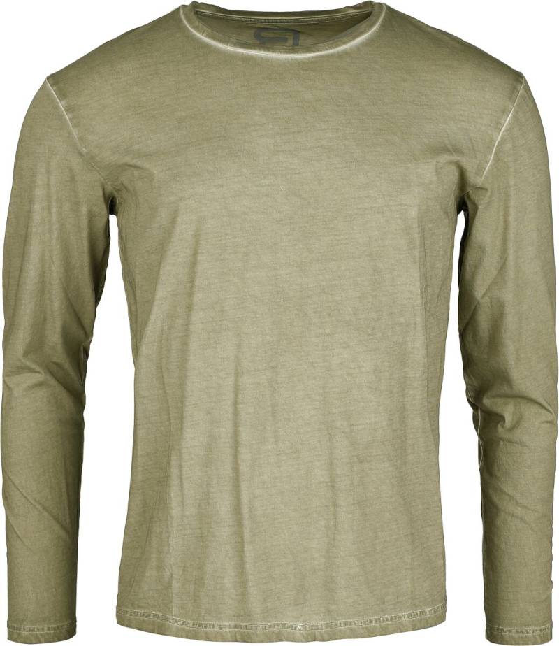 Langarmshirt für Männer  oliv "Distinctive" von RED by EMP von RED by EMP