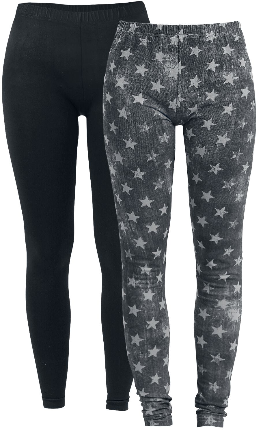 Leggings für Damen  grau/schwarz "Built For Double Comfort" von RED by EMP von RED by EMP