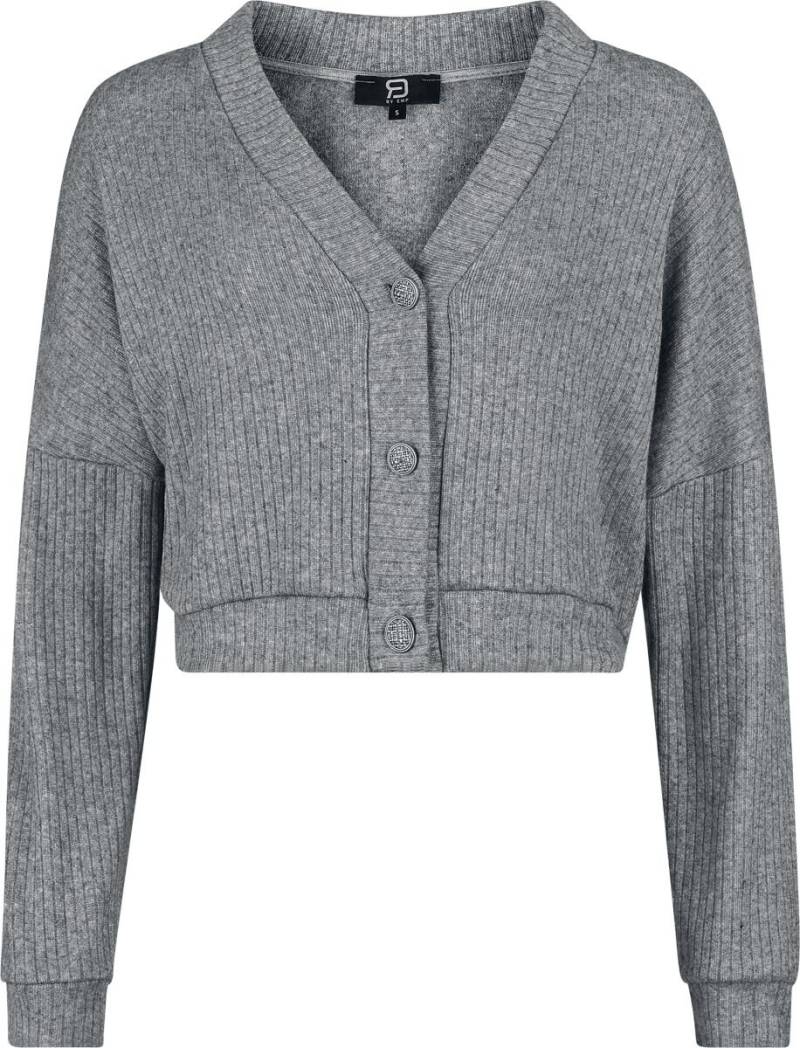 RED by EMP Basic Jacket Cardigan grau in M von RED by EMP