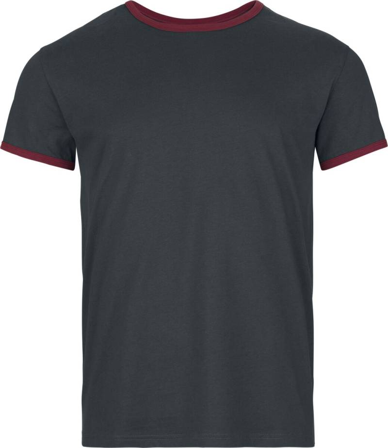 RED by EMP Basic T-Shirt T-Shirt grau in M von RED by EMP