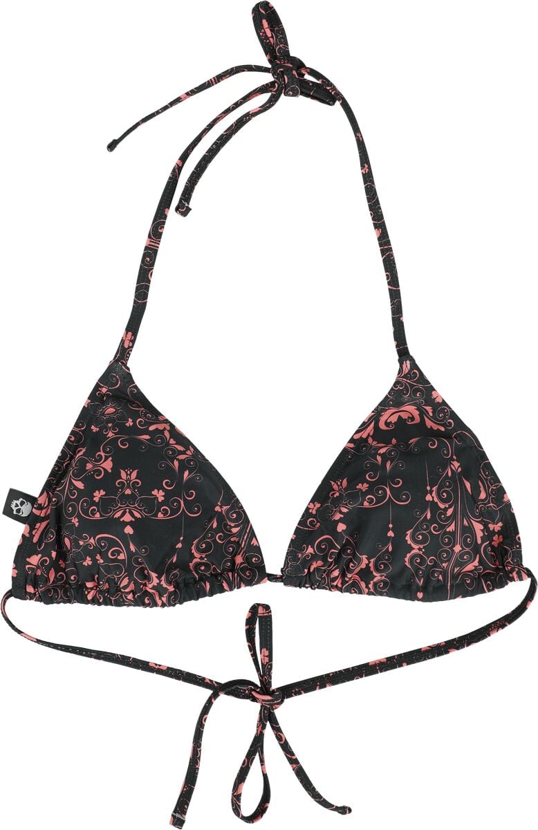 RED by EMP Bikini Top With Alloverprint Bikini-Oberteil schwarz in L von RED by EMP