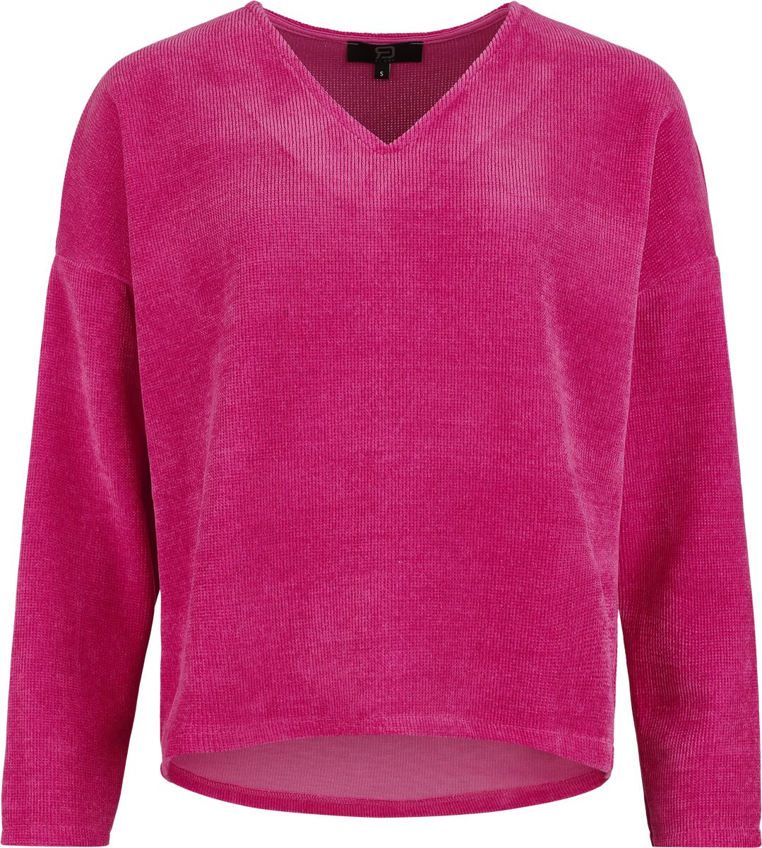 RED by EMP Cosy Cord Langarmshirt rosa in XL von RED by EMP