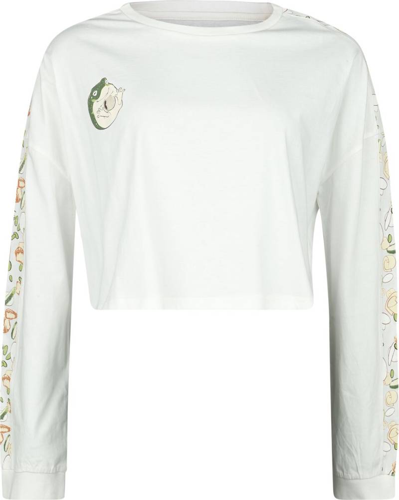 RED by EMP Cropped Longsleeve With Frog Print Langarmshirt beige in S RED by EMP Cropped Longsleeve With Frog Print Langarmshirt beige in S von RED by EMP