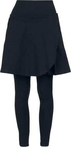 RED by EMP Damen Schwarze Basic Leggings mit integriertem Rock M von RED by EMP