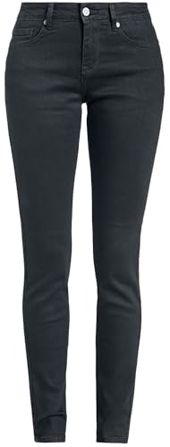 RED by EMP Damen Schwarze Slim Fit Skinny Jeans im 5-Pocket-Style W28L34 von RED by EMP