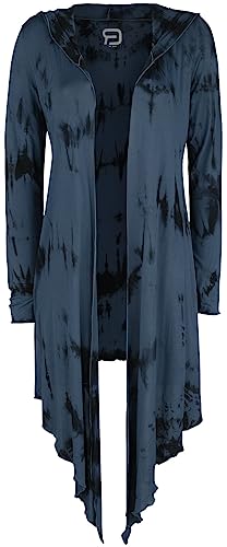 RED by EMP Damen blauer Batik Cardigan 4XL von RED by EMP