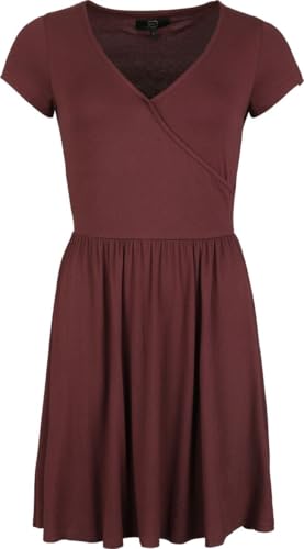 RED by EMP Damen dunkelrotes Basic Kleid mit V-Ausschnitt XXL RED by EMP Damen dunkelrotes Basic Kleid mit V-Ausschnitt XXL von RED by EMP