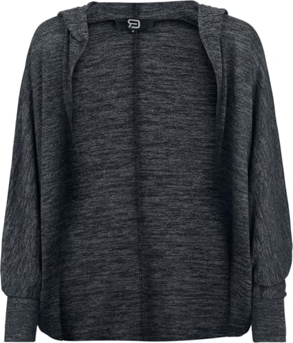 RED by EMP Damen grau melierter Cardigan mit Kapuze S von RED by EMP
