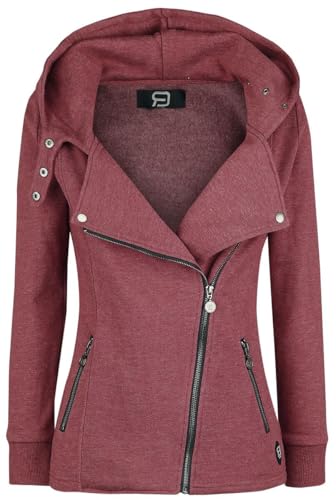 RED by EMP Damen rote Kapuzenjacke mit Kragen 5XL RED by EMP Damen rote Kapuzenjacke mit Kragen 5XL von RED by EMP