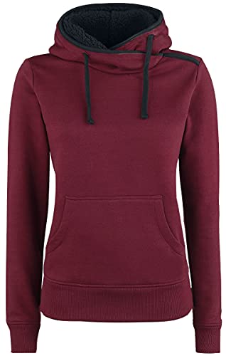 RED by EMP Damen roter Pullover mit hohem Kragen L von RED by EMP