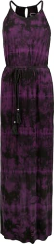 RED by EMP Damen schwarz/lilanes langes Kleid im Batik Muster XL von RED by EMP