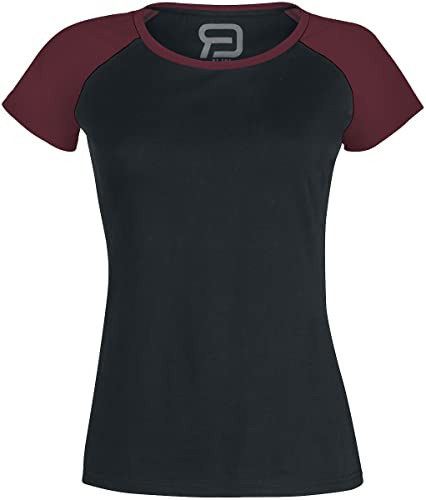 RED by EMP Damen schwarz-rotes T-Shirt 3XL von RED by EMP