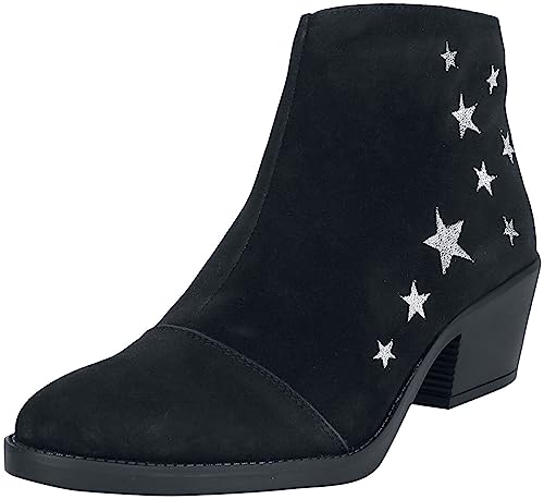 RED by EMP Damen Schwarze Stiefeletten mit Sternen EU39 von RED by EMP