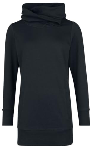 RED by EMP Damen schwarzer Kapuzenpullover mit hohem Kragen L von RED by EMP