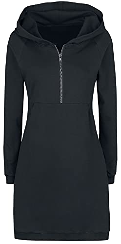 RED by EMP Damen schwarzes Sweatshirt-Kleid mit Kapuze XL von RED by EMP