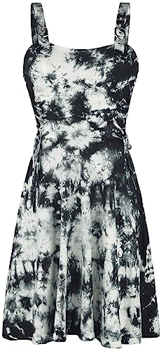 RED by EMP Damen schwarzes kurzes Kleid im Batik Look S von RED by EMP