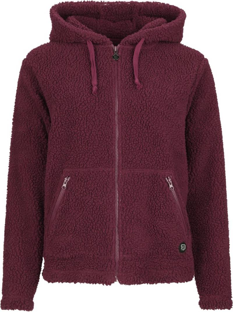 RED by EMP Teddy Fur Hoody Kapuzenjacke bordeaux in M von RED by EMP