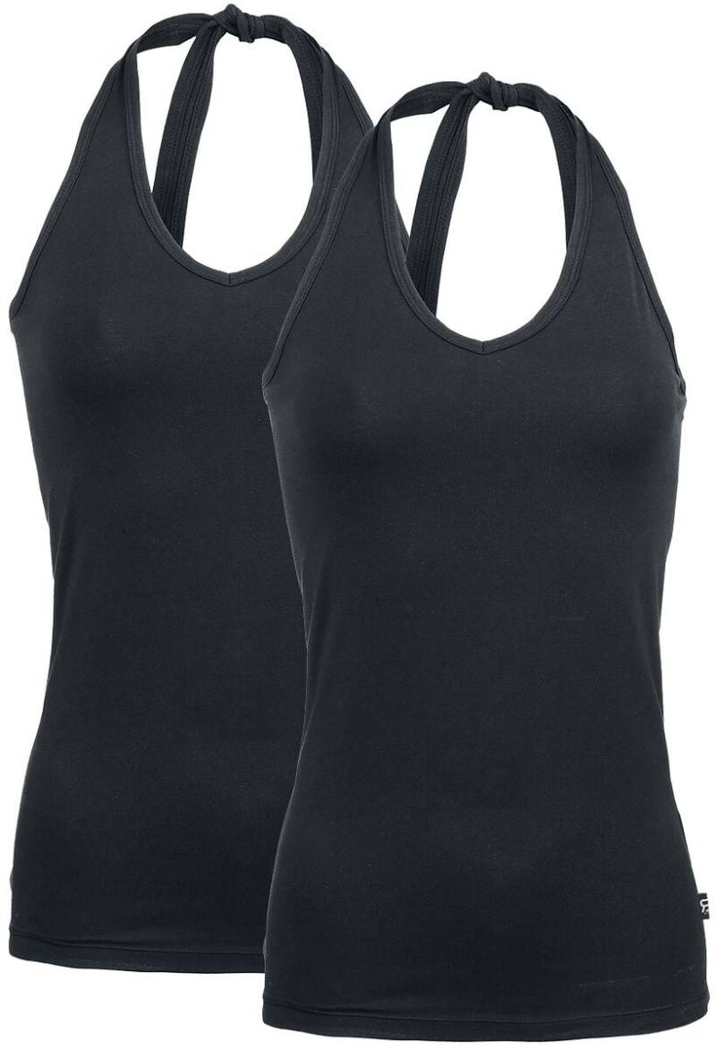 RED by EMP Doppelpack Neckholder-Tops Neckholder schwarz in XL von RED by EMP