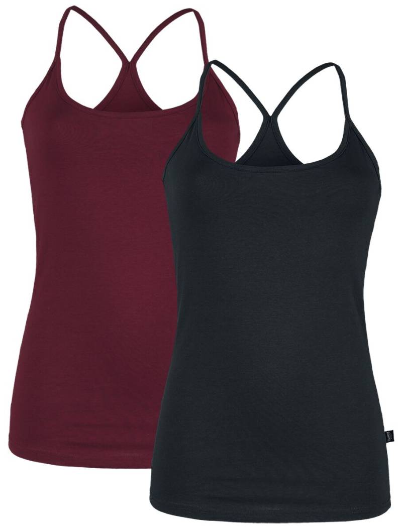 RED by EMP Basic Top schwarz bordeaux in M von RED by EMP