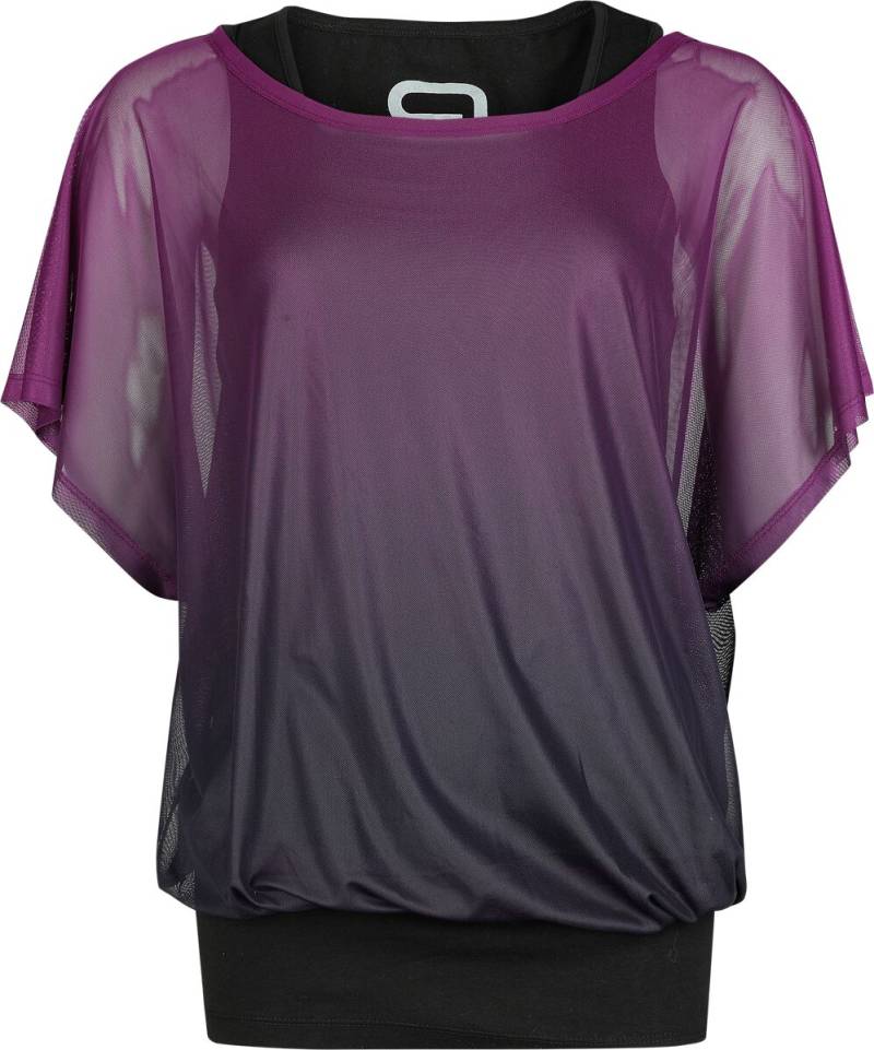 RED by EMP Double Pack T-Shirt and Top T-Shirt schwarz lila in XXL von RED by EMP