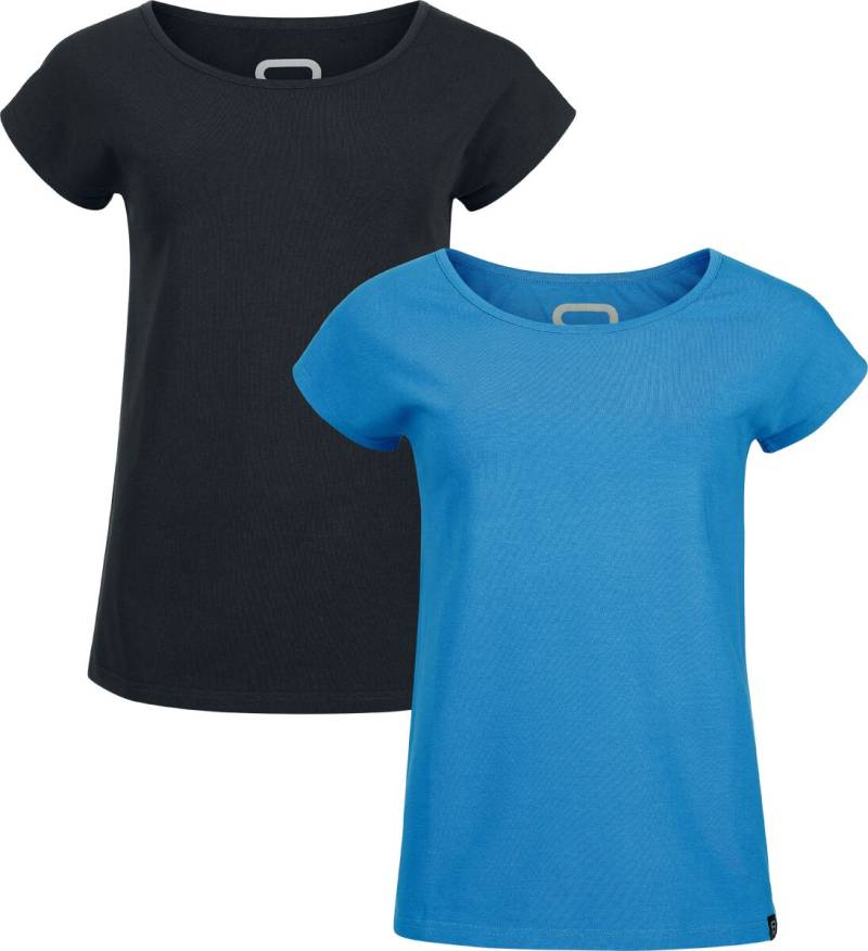 RED by EMP Double Pack T-Shirts T-Shirt schwarz blau in XXL von RED by EMP