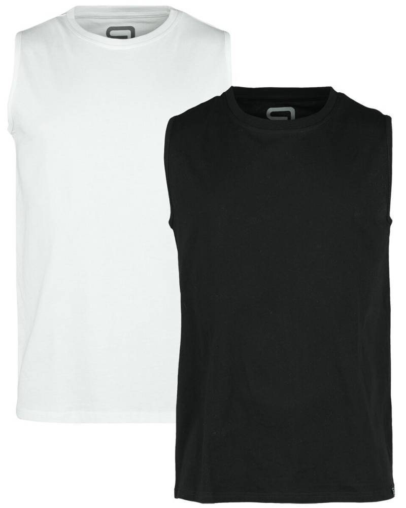 RED by EMP Double Pack Tank-Tops Tank-Top schwarz weiß in XL von RED by EMP