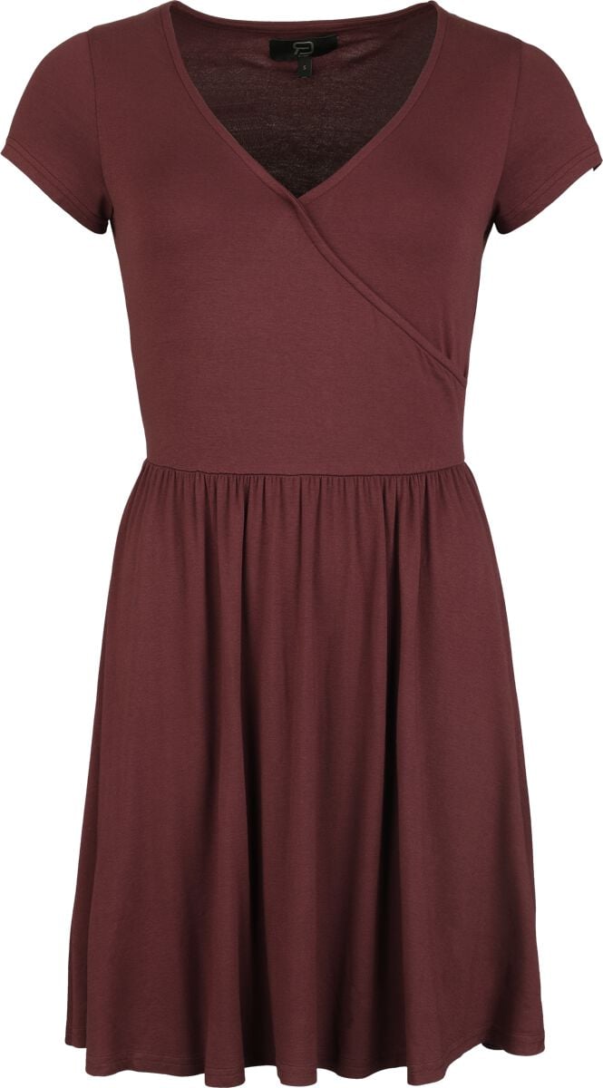 RED by EMP Dress in Caftan Stil Kurzes Kleid dunkelrot in M von RED by EMP