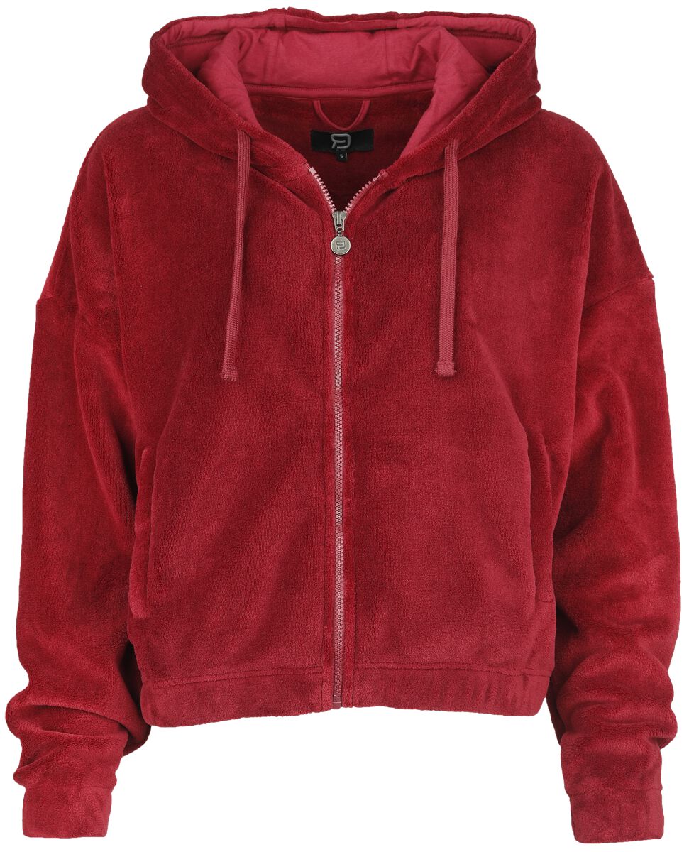 RED by EMP Fluffy Hoodie Jacket Kapuzenjacke rot in S RED by EMP Fluffy Hoodie Jacket Kapuzenjacke rot in S von RED by EMP