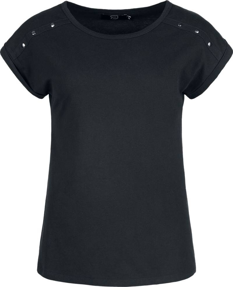 RED by EMP Girl-Shirt mit Nieten T-Shirt schwarz in XXL von RED by EMP