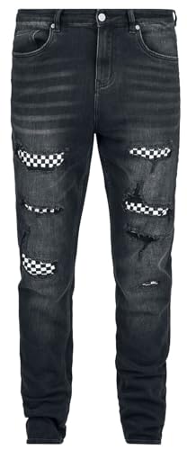 RED by EMP Herren Schwarze Jeans in elastischer Qualität W34L32 von RED by EMP