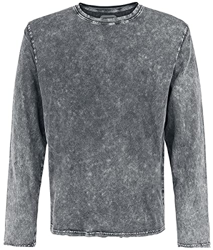 RED by EMP Herren hellgraues Langarmshirt 5XL von RED by EMP